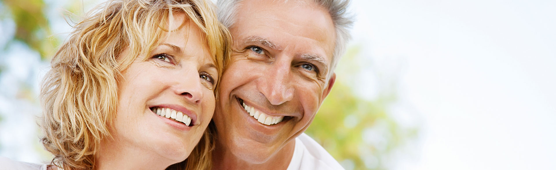 Happy elderly couple