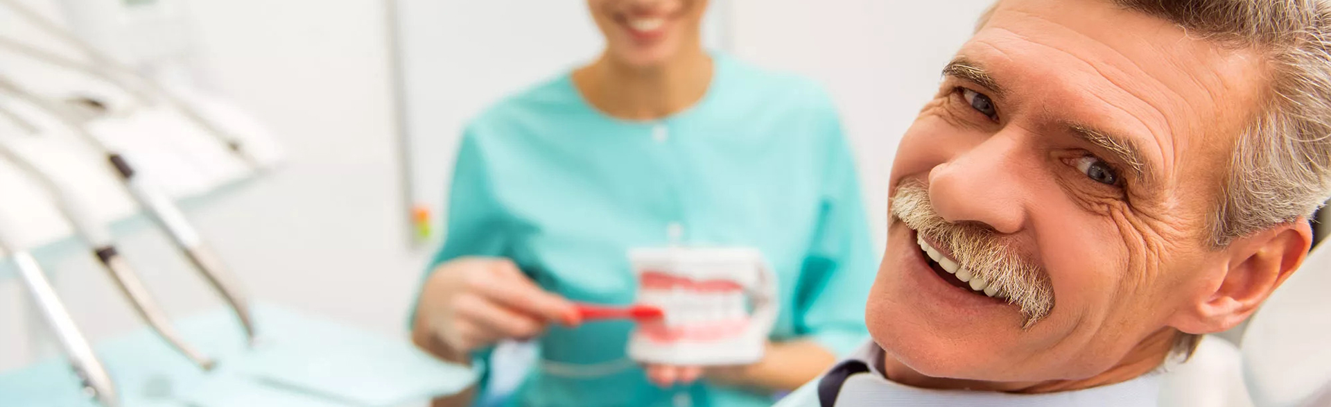 Partial dentures highlighted for effective and partial tooth replacement.